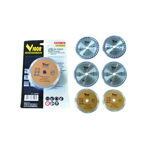 Set pezzi lame - 6, taglio