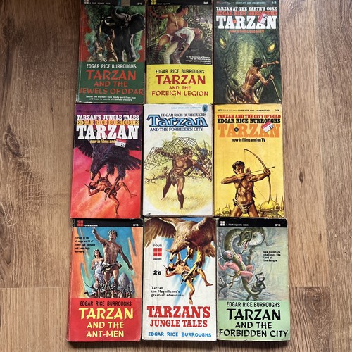 Tarzan vintage paperbacks - tarzan,