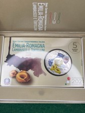 Moneta 5 Euro FDC – Emilia-Romagna Lambrusco e Tortellini 2021 ??
