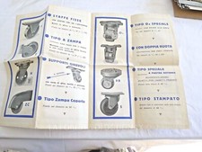 1930 INDUSTRIAL DESIGN ARREDO INDUSTRIALE ROTELLE NERVIANI LONATE POZZOLO