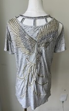 Y2K Haute Hippie Fly Maglietta