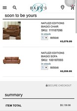 100% Italian Leather NATUZZI
