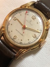 Orologio meccanico vintage svizzero Alpha Schwarz-Etienne placcato oro necessita di servizio