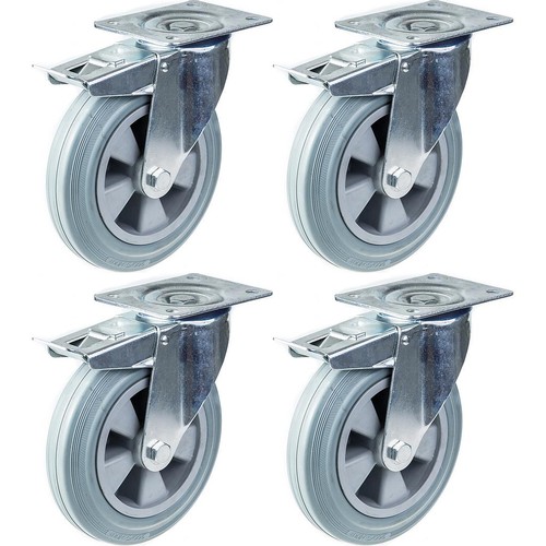 Set ruote girevoli - 4,