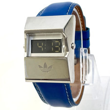 Orologio Adidas ADH 1329 LCD acciaio argento digitale Y2K retrò HSD LED uomo donna