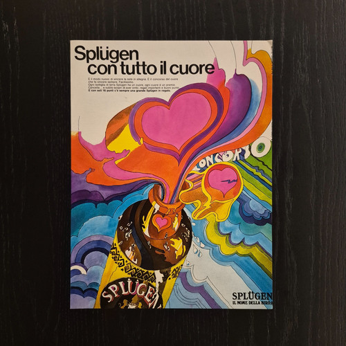 1970 birra splugen original - birra,