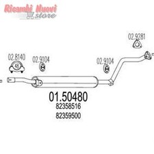SILENZIATORE CENTRALE LANCIA