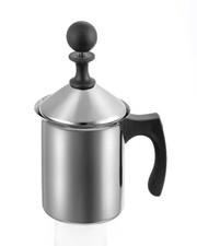 Bricco Cappuccino Schiumalatte in acciaio lido 3 tazze
