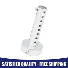 Silenziatore Tubo Scarico Moto 60mm Tono Argento Universale Articolo di 1