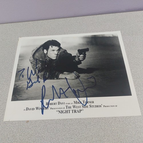 Foto firmata robert davi 8x10 - foto,