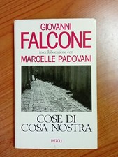 COSE DI COSA NOSTRA Giovanni Falcone Rizzoli 1992 - COME NUOVO!!! SC42