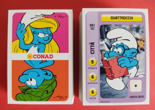 Puffi card set serie - i,