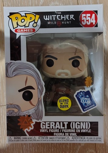 Funko pop 554 geralt igni - geralt, the