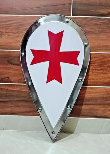 Scudo guerriero croce rossa - scudo,