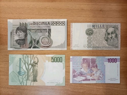10000 5000 1000 lire castagno - 5000,