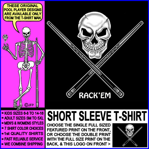 Maglietta rack skull and - maglietta, rack'em