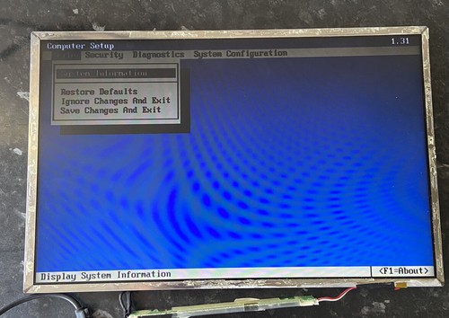 Schermo lcd portatile 6910p - schermo,