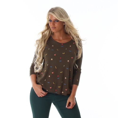 Felpa maglione manica - , 3/4