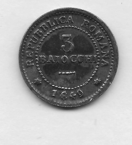 Moneta baiocchi del - 3,
