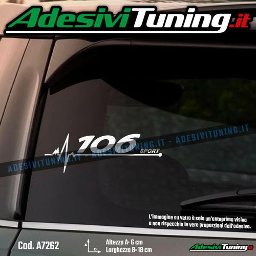 Adesivo 106 peugeot sport - 106,