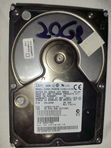 Hard disk ibm djna 352030 - disk,