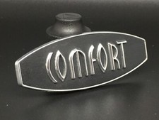 SKODA COMFORT LOGO SIGLA EMBLEMA FREGIO STEMMA SCRITTA TARGHETTA BADGE PLACCA