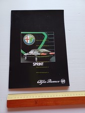 Alfa Romeo Alfasud Sprint 1.3-1.5 Quadrifoglio 1985 depliant italiano originale
