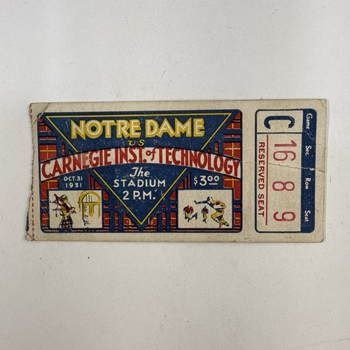Biglietto notre dame carnegie - biglietto,