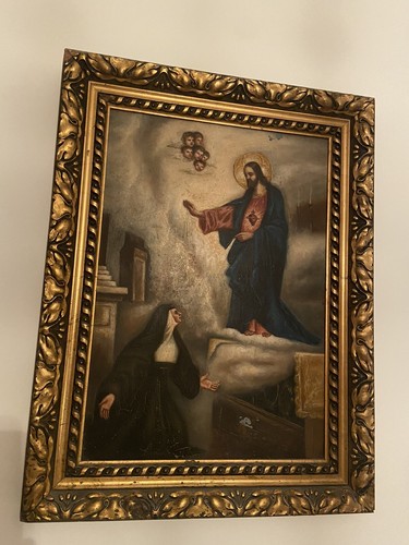 Quadro pittura olio rame - ad,