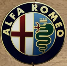Insegna Alfa Romeo Milano