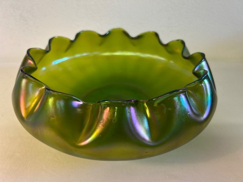 Loetz coppa vaso iridescente