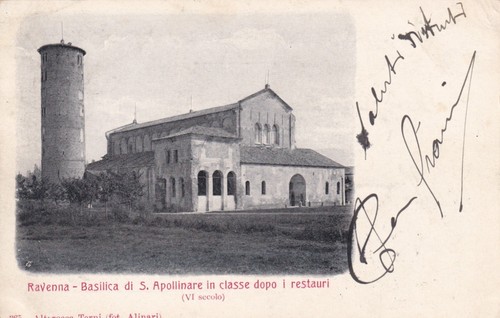 Cartolina ravenna basilica - di,