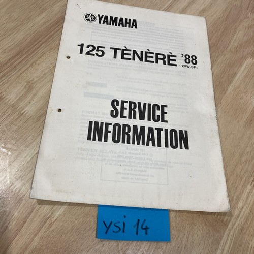 Yamaha 125 tènèrè - yamaha, 1988