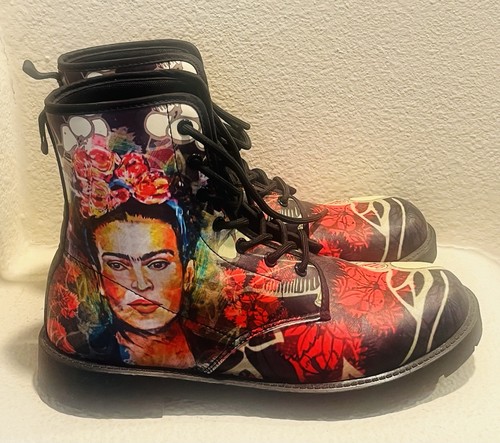 Stivali stringati frida kahlo - stivali,