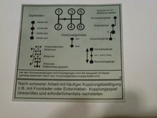 Unimog 421 ADESIVO cambio
