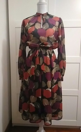 Abito vintage chiffon - vintage,