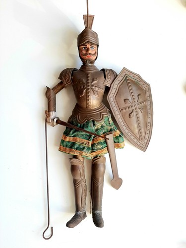 Antico marionetto cavaliere - antico, di