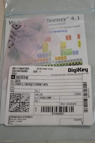 Pjrc teensy senza ethernet - teensy, 4.1