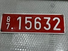 VECCHIA TARGA AUTOMOBILISTICA