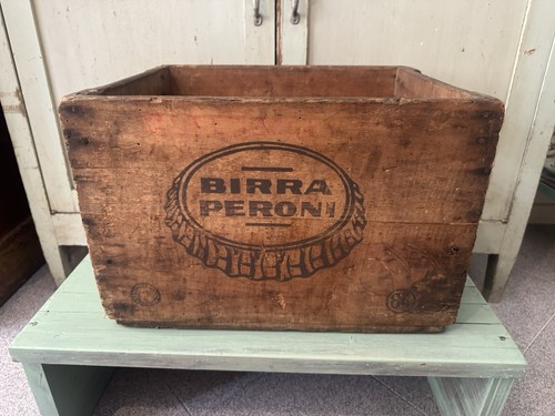 Cassetta birra peroni legno - birra, in