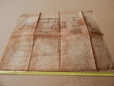 copia cartacea disegno tecnico auto Fiat tipo 521 C sport 1928