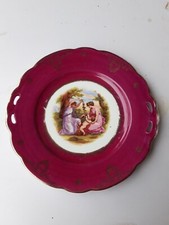 Vecchio piatto da parete scena