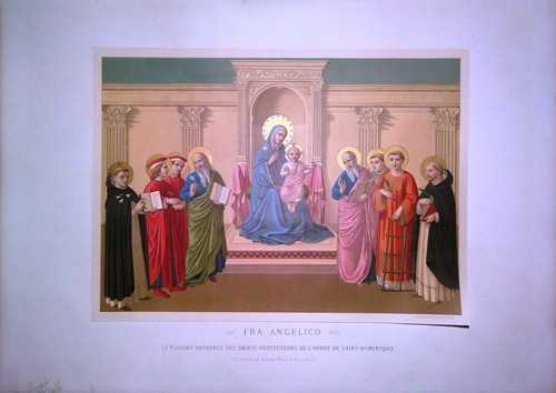 Stampa antica beato angelico - antica,