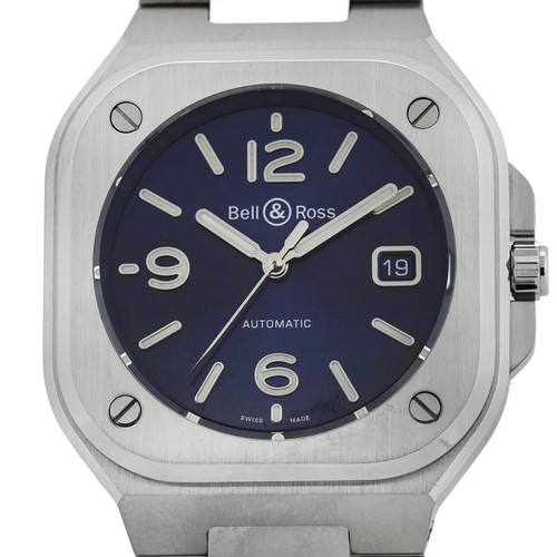 Bell ross br05 acciaio blu - bell&ross,