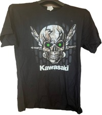 T-shirt Kawasaki Metal Skull