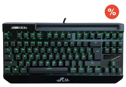 Rii k63c tastiera gaming - tastiera,