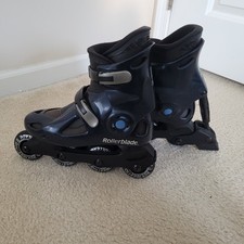 Pattini a rotelle in linea aggressivi Rollerblade blu nero Spiritblade misura 25,5.
