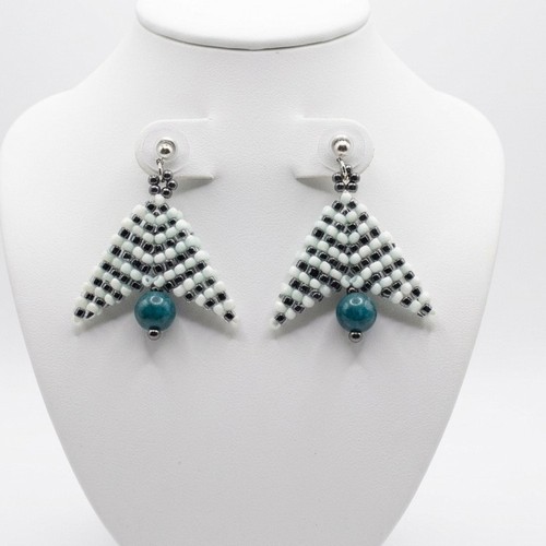 Orecchini etnici stile art - orecchini,