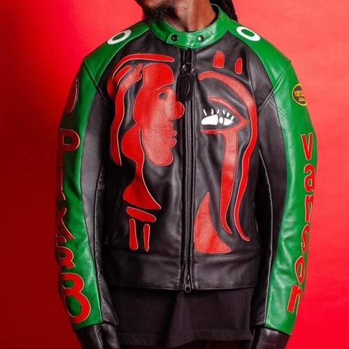 Giacca pelle vacchetta - , moto