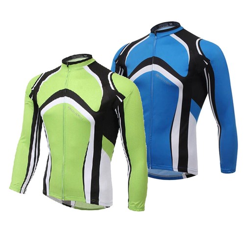 Maglia ciclismo verde blu